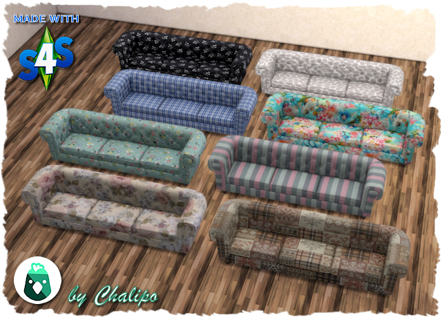 Country living sofa by Chalipo at All 4 Sims