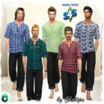 Country shirts by Chalipo at All 4 Sims