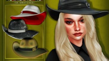 Coven Hat Set 5 versions at Blahberry Pancake