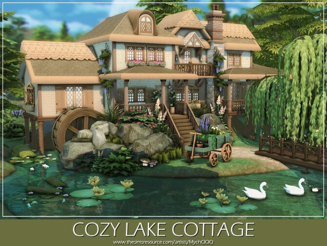 Cozy Lake Cottage by MychQQQ at TSR