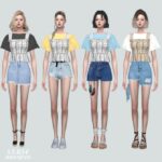 Crop Top With T 9P at Marigold