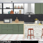 Cuprum Kitchen Surfaces by wondymoon at TSR