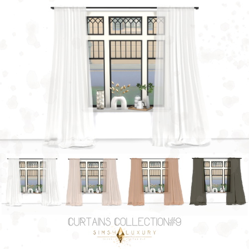 Curtains collection #9 at Sims4 Luxury