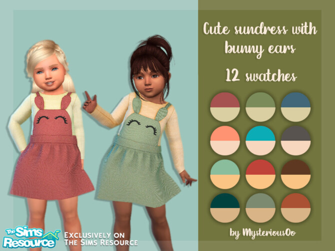 Cute sundress with bunny ears by MysteriousOo at TSR