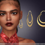 Cydnee Double Hoop Earrings by feyona at TSR