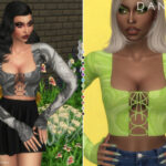 DANICA top by Plumbobs n Fries at TSR