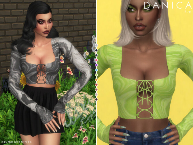 DANICA top by Plumbobs n Fries at TSR