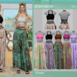 DSF OUTFIT BOHO LIRIO by DanSimsFantasy at TSR