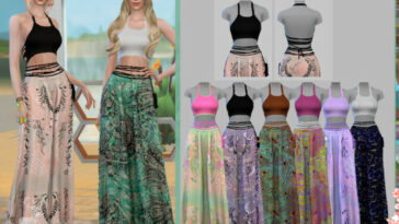 DSF OUTFIT BOHO LIRIO by DanSimsFantasy at TSR