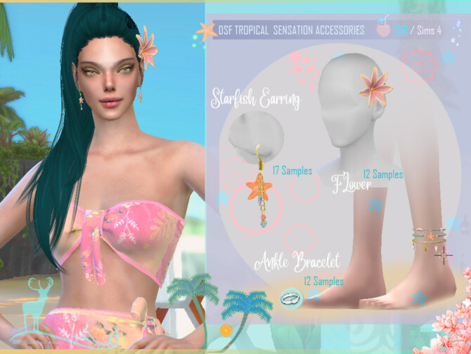 DSF TROPICAL SENSATION ACCESSORIES by DanSimsFantasy at TSR