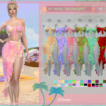 DSF TROPICAL SENSATION OUTFIT by DanSimsFantasy at