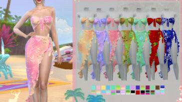 DSF TROPICAL SENSATION OUTFIT by DanSimsFantasy at