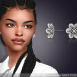 Daisy Stud Earrings by feyona at TSR