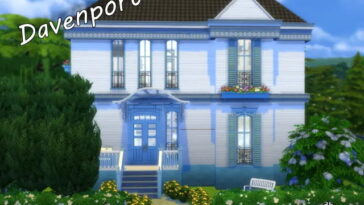 Davenport home by Oldbox at All 4 Sims