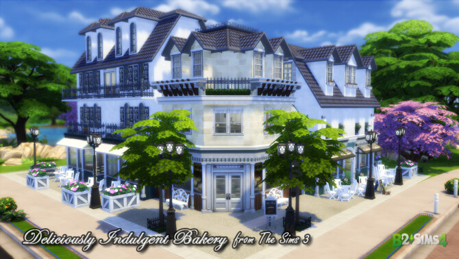 Deliciously Indulgent Bakery by Brunnis-2 at Mod The Sims 4