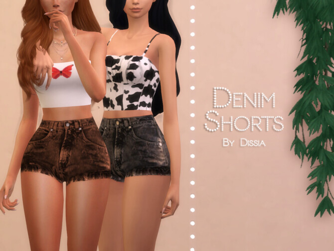 Denim Shorts by Dissia at TSR