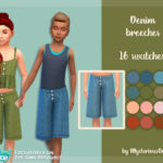 Denim breeches by MysteriousOo at TSR