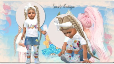 Designer Set for Toddler Girls TS4 Mermaid Pt I at Sims4-Boutique