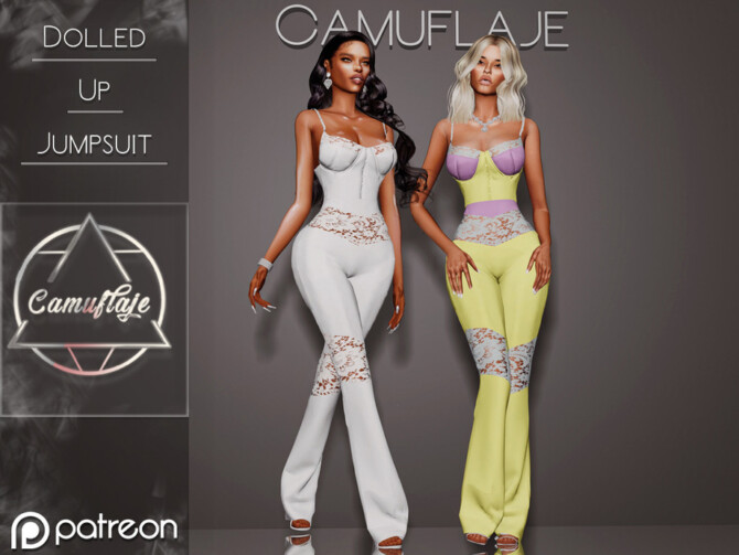 Dolled Up Jumpsuit by Camuflaje at TSR