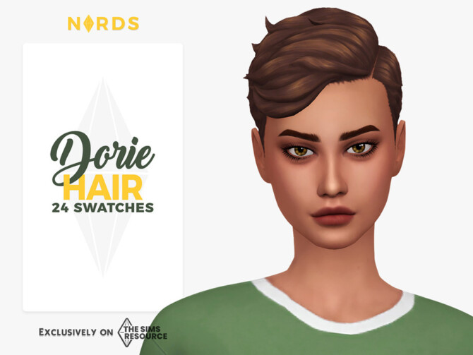 Dorie Pixie Cut Hair by Nords at TSR