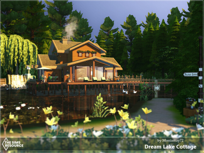 Dreamy Lake Cottage by Moniamay72 at TSR