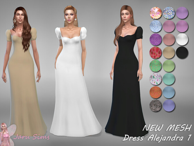 Dress Alejandra 1 by Jaru Sims at TSR