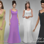 Dress Estefania 1 by Jaru Sims at TSR