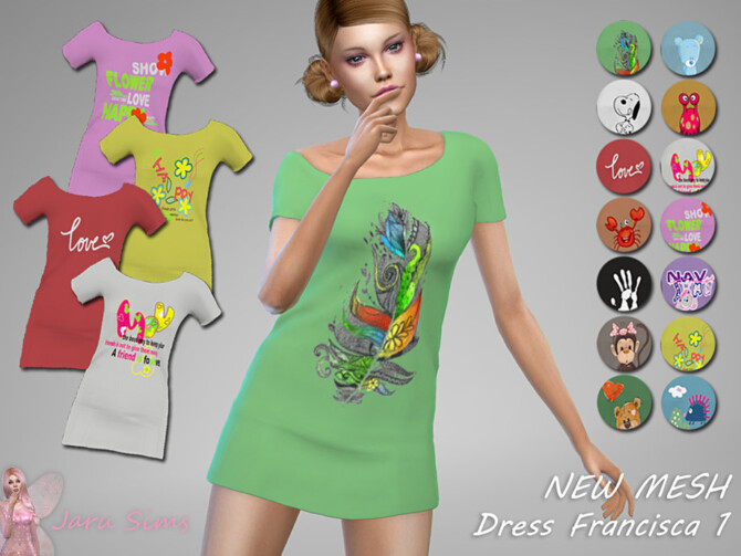 Dress Francisca 1 by Jaru Sims at TSR