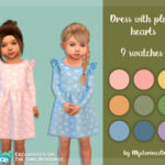 Dress with plush hearts by MysteriousOo at TSR