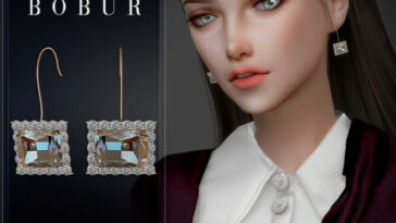 Earrings 50 by Bobur3 at TSR