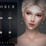 Earrings 54 by Bobur3 at TSR