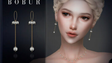 Earrings 54 by Bobur3 at TSR