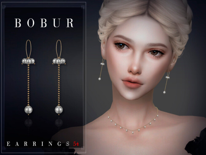 Earrings 54 by Bobur3 at TSR