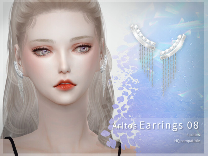 Earrings 8 by Arltos at TSR