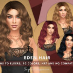 Eden Hair by SonyaSimsCC at TSR