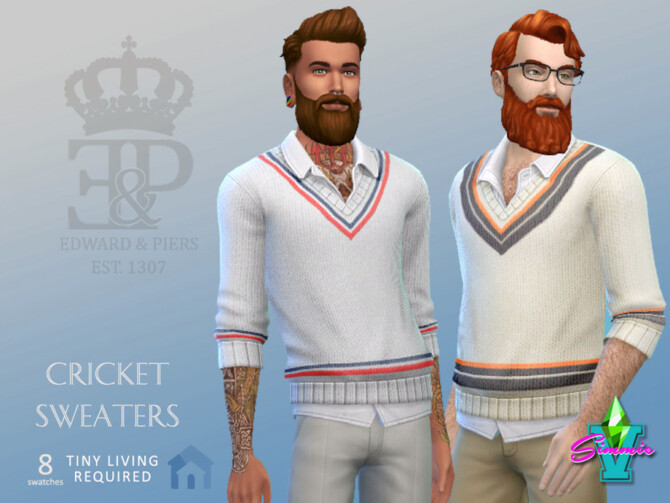 Edward & Piers Cricket Sweaters by SimmieV at TSR