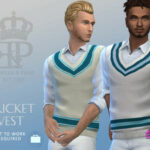 Edward & Piers Cricket Vest by SimmieV at TSR