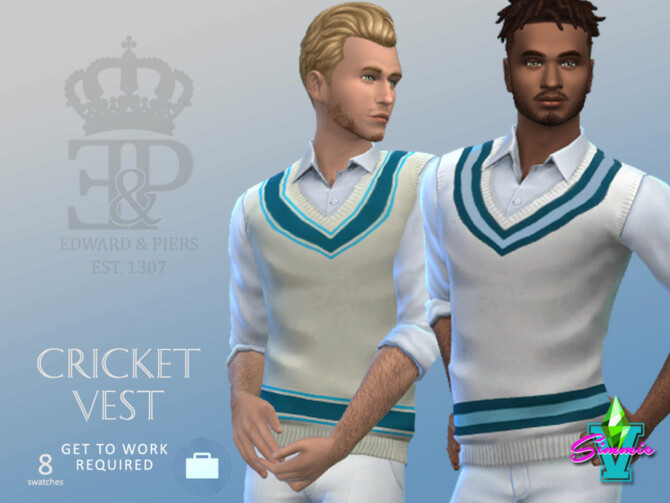 Edward & Piers Cricket Vest by SimmieV at TSR