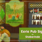 Eerie Pub Signs by Staberinde at Mod The Sims 4