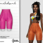 Elasticated Wasit Shorts MC277 by mermaladesimtr at TSR