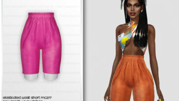 Elasticated Wasit Shorts MC277 by mermaladesimtr at TSR