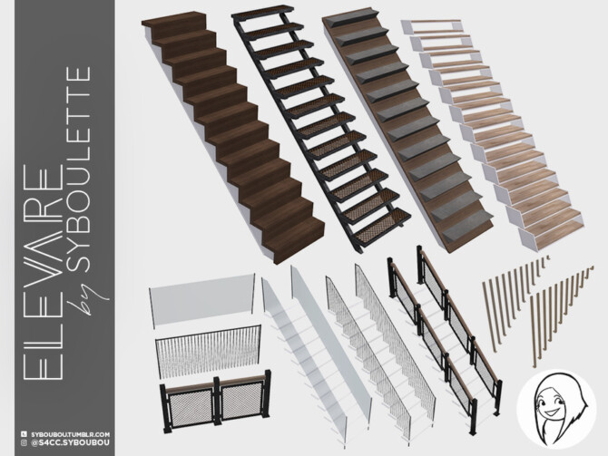 Elevare PART 2 stairs by Syboubou at TSR