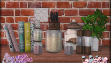 Elewelds Kitchen Deco by ArwenKaboom at TSR