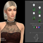 Emerald Drop Diamonds by Glitterberryfly at TSR