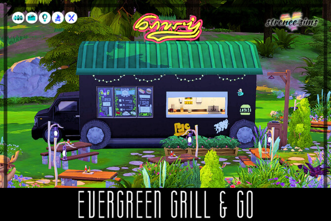 Evergreen Grill & Go at Strenee Sims