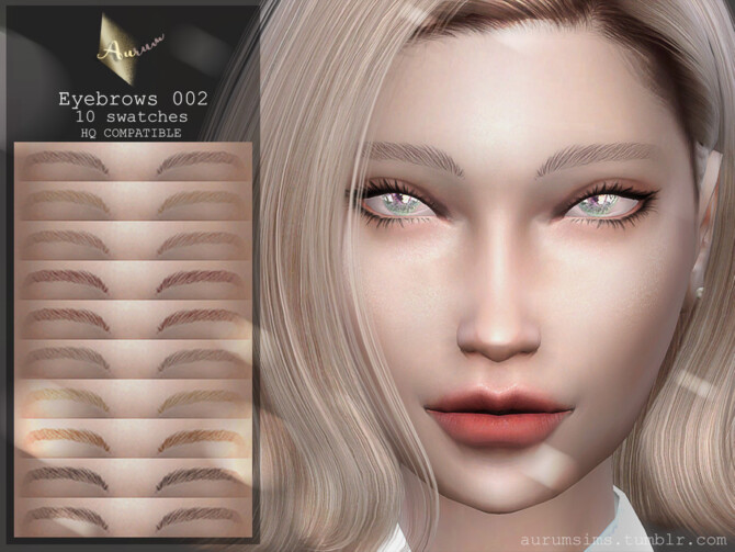 Eyebrows 002 for females by Aurum at TSR