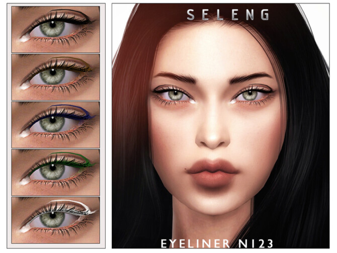 Eyeliner N123 by Seleng at TSR