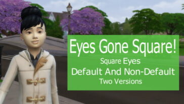 Eyes Gone Square by Infinity at Mod The Sims 4