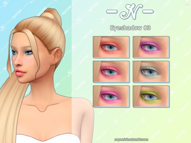 Eyeshadow 03 at NayomiSims