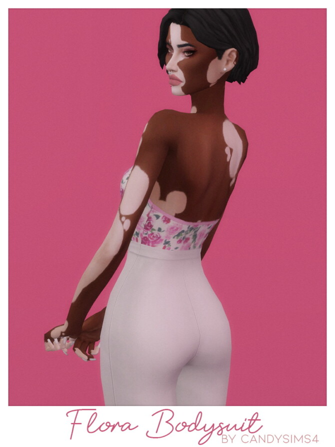 FLORA BODYSUIT at Candy Sims 4